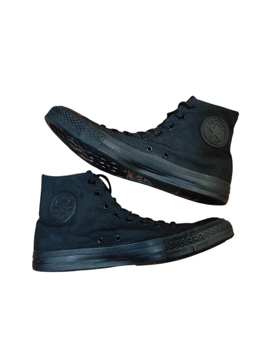 Men's Black Converse High Top Sneakers Size 10 Chuck Taylor All-Stars